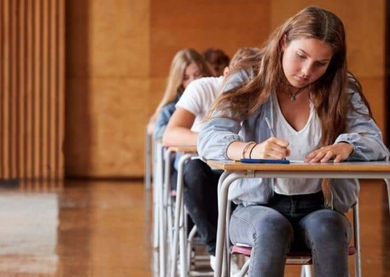 Taking exam